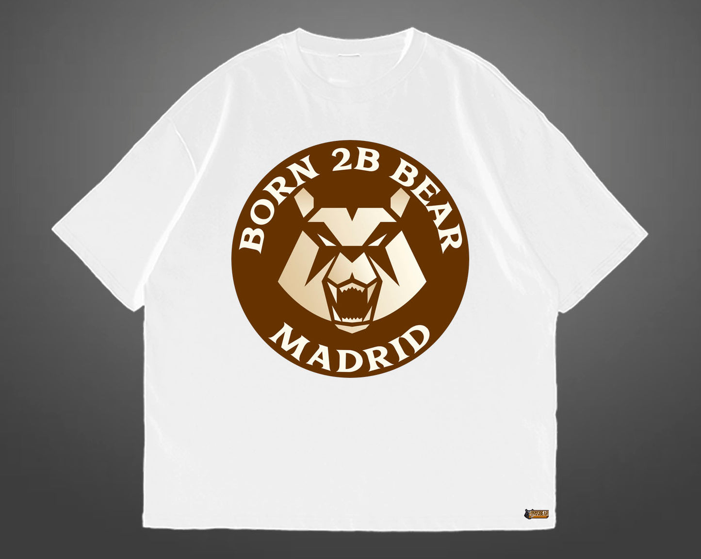 Camiseta Oversize Logo Born2BBear Redondo