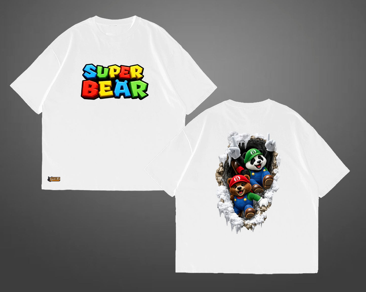 Camiseta Oversize Super Bear Ice Venture