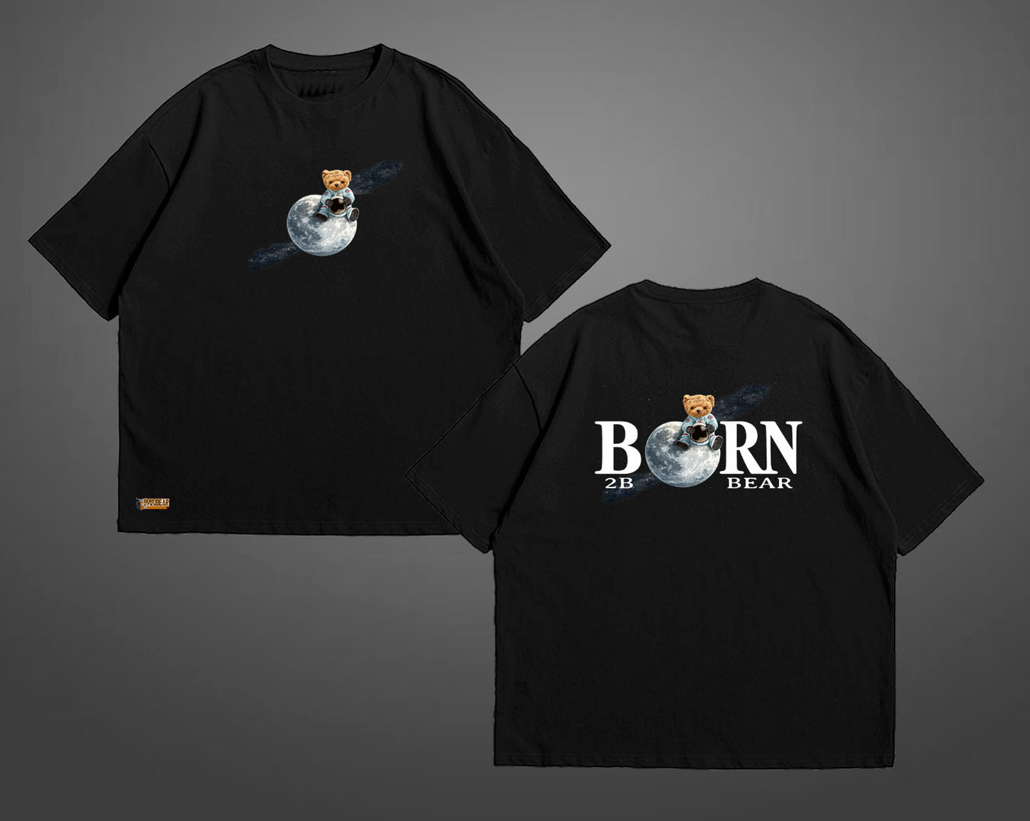 Camiseta Oversize Born 2B Bear Astronauta