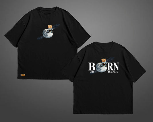 Camiseta Oversize Born 2B Bear Astronauta