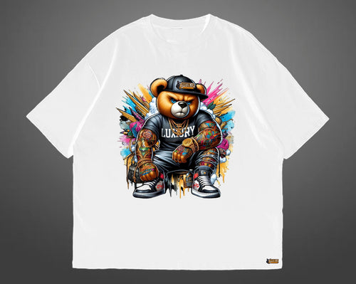 Camiseta Oversize Bear Luxury Tatoo