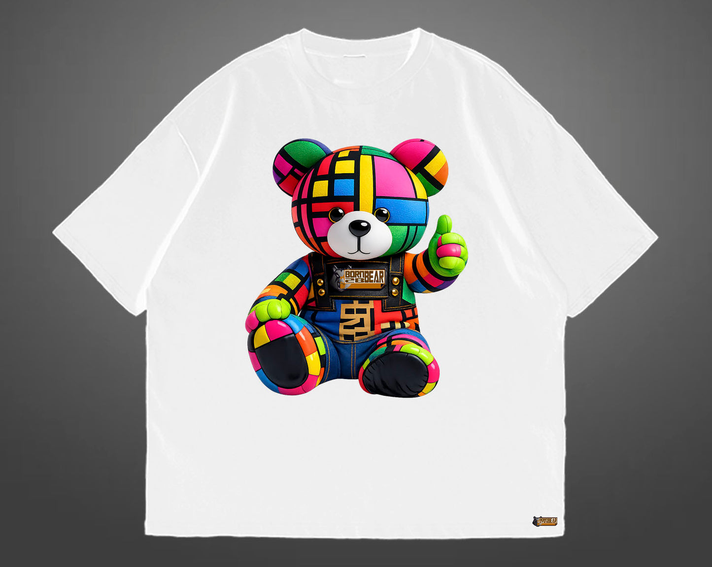 Camiseta Oversize Osito Fend Bear Nice