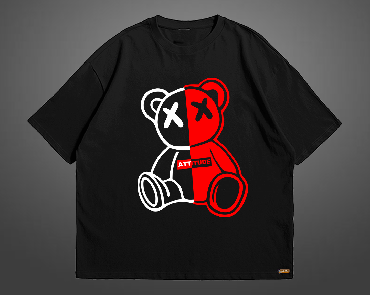 Camiseta Oversize Bear Attitude