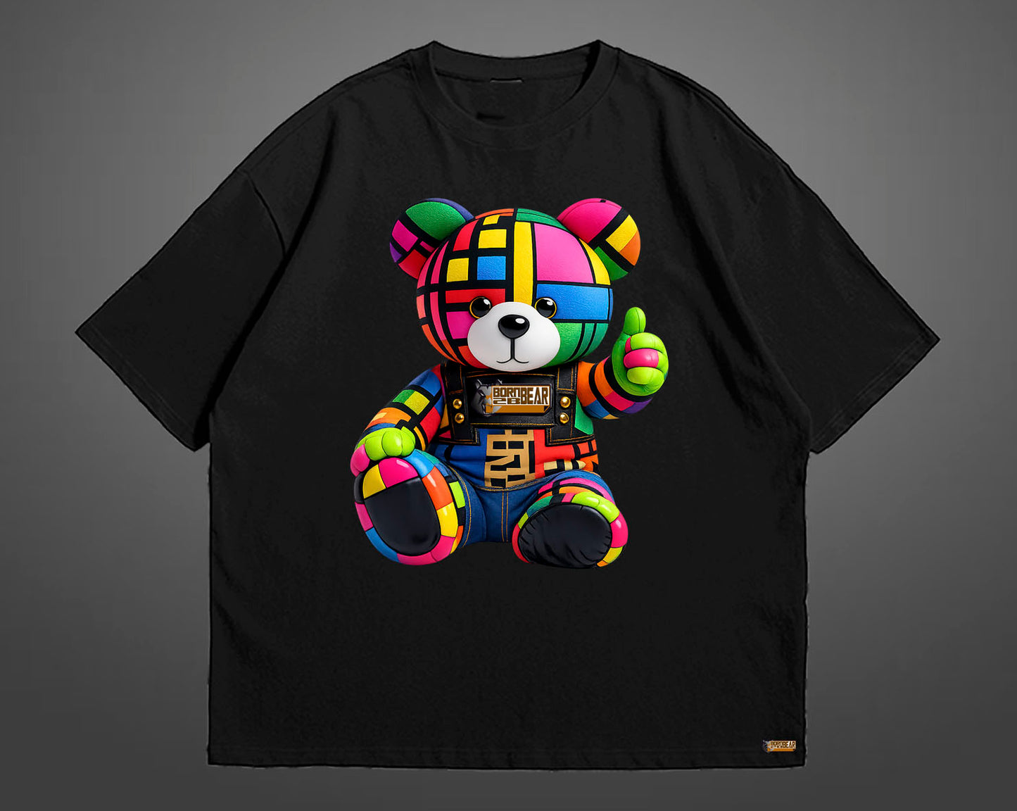 Camiseta Oversize Osito Fend Bear Nice
