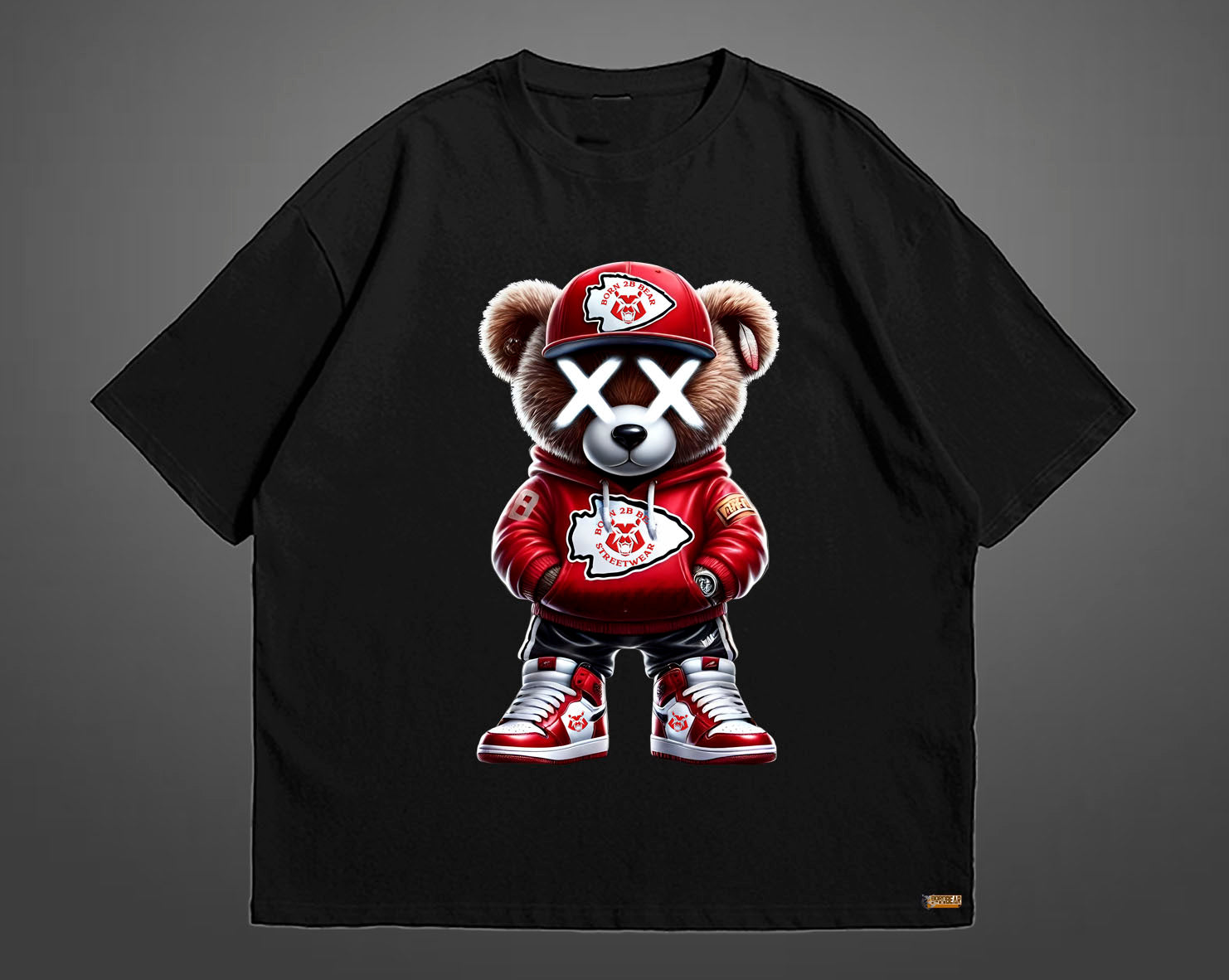 Camiseta Oversize Red Bear