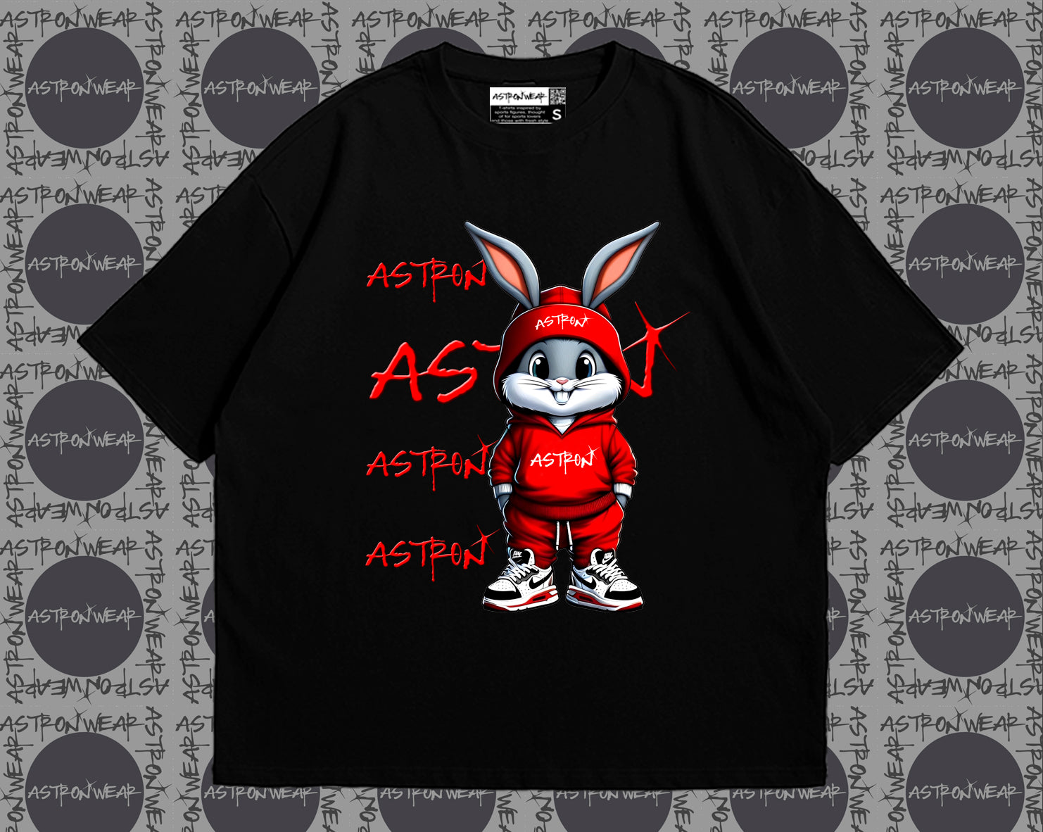 Camiseta Oversize by Astron BUD RED