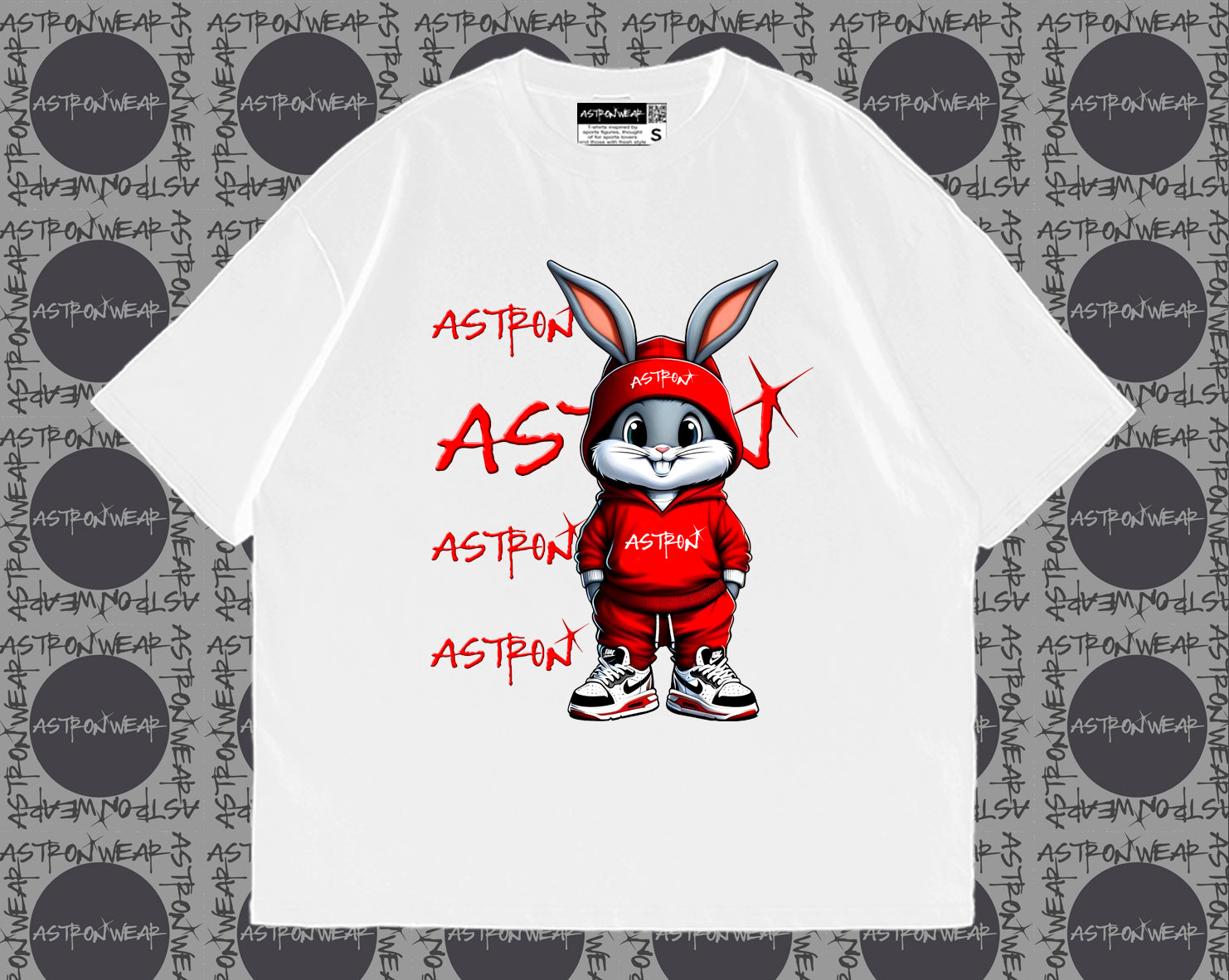 Camiseta Oversize by Astron BUD RED